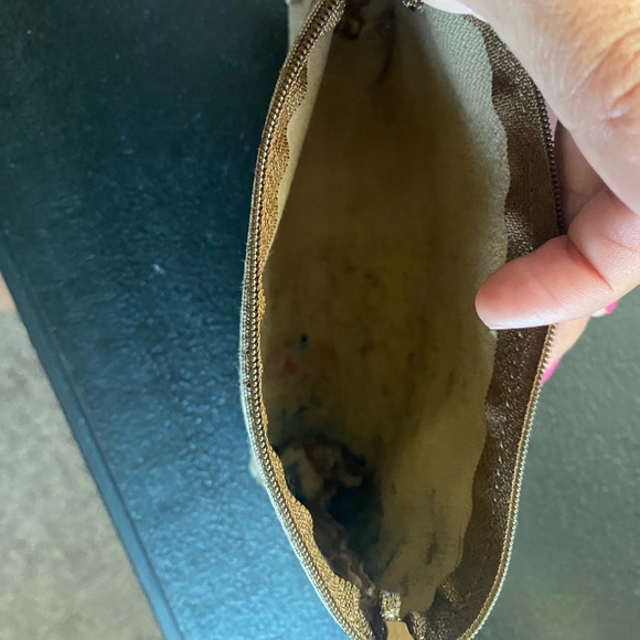 Dooney & Bourke Signature DB Tan Brown Shoulder Shoulder And Coin Purse - Picture 15 of 15